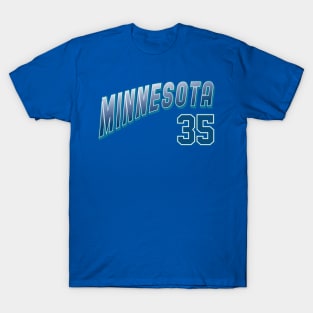Retro Minnesota Number 35 T-Shirt